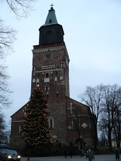 教堂及圣诞树